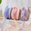 1 Bag Gradient Color Organza Ribbon OHAR-CY0001-01C-4