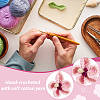 Handmade Polyester Flower Pendant Decorations HJEW-WH20020-011C-6