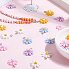 50Pcs 5 Colors Opaque Resin Pendants RESI-SC0036-55-7