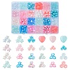 Acrylic Bead Flowers/Stars/Hearts OACR-FS0001-68-7