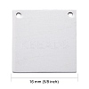 Anti-Tarnish 304 Stainless Steel Stamping Blank Tag Pendants STAS-I311-16B-P-3