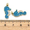 304 Stainless Steel Enamel Pendants STAS-E550-56G-3