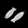 Natural Quartz Crystal Carved Pendants G-G314-01P-09-2