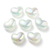 UV Plating Rainbow Iridescent Imitation Jelly Acrylic Beads OACR-C007-08C-1