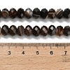 Natural Banded Agate Beads Strands G-Z111-A01-03-6