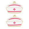 Medical Theme Alloy Enamel Pendants AL-CBA2919-03G-05B-1