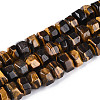 Natural Tiger Eye Beads Strands G-N347-17A-02-2