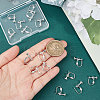 20Pcs Brass Clip-on Earring Findings KK-BBC0004-85-3