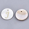 Natural Freshwater Shell Pendants SHEL-N027-04J-1