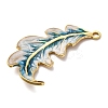 304 Stainless Steel Enamel Pendants STAS-S163-33G-01-2