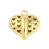 Hollow Brass Pendants for Valentine's Day KK-M289-03I-G-1