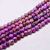 Natural Imperial Jasper Beads Strands G-I122-10mm-07-1