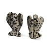Natural Dalmatian Jasper Gemstone Carved Angle Figurines GG-CBA8396-A02-2