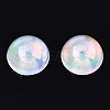Electroplated ABS Plastic Imitation Pearl Beads KY-N020-09A-01-2
