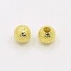 Brass Textured Beads LS-EC247-G-2