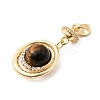 Natural Tiger Eye Pendants KK-G553-04G-2