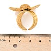 Real 18K Gold Plated 304 Stainlee Steel Open Ring RJEW-Z034-01A-4