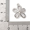 Brass Pave Cubic Zirconia Pendants KK-D371-05P-3