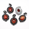 Natural Carnelian Gothic Pendants X-G-F228-18F-FF-1