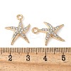 Alloy Crystal Rhinestone Pendants PALLOY-E775-16G-3