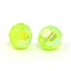 Eco-Friendly Transparent Acrylic Beads TACR-PL642-8mm-35-2