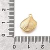 Ocean Theme Brass Charms KK-C096-13D-G-3