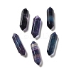 Double Point Tower Natural Fluorite Healing Stone Wands G-Z048-02-1