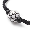 Acrylic Braided Bead Bracelet BJEW-JB08552-04-4
