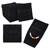 Velvet Jewelry Flap Pouches ABAG-WH0038-43F-1