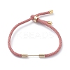 Braided Nylon Cord Bracelet Making MAK-A017-D01-04G-1