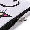 Cute Cat Polyester Zipper Wallets ANIM-PW0002-28B-4