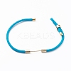 Braided Nylon Cord Bracelet Making MAK-A017-D01-07G-2