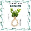 6Pcs PVC Leaf Napkin Rings AJEW-GF0011-03C-2