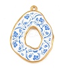 Printed 304 Stainless Steel Pendants SA-CBA7467-05G-04-1