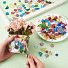 240Pcs 2 Style Transparent Glass Cabochons GLAA-EL0001-02F-5