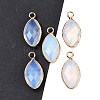 Opalite Faceted Pendants G-G193-01G-04-1