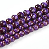 Baking Paint Glass Beads Strands DGLA-N008-10mm-03-2