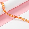 Transparent Glass Beads Strand X1-GLAA-F112-04F-2