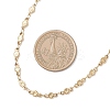 3.5MM 304 Stainless Steel Flower Link Chain Necklaces for Women NJEW-JN05599-3