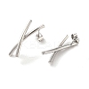 Non-Tarnish 304 Stainless Steel Stud Earrings EJEW-C085-10P-2