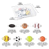 28Pcs 7 Styles Alloy Enamel Connector Charms ENAM-FS0002-69-4