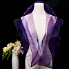 10 Yards Lucency Polyester Pleated Lace Trim OCOR-GF0004-74I-6