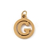 304 Stainless Steel Charms
with Jump Ring STAS-R001-02G-G-1