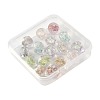 16Pcs 7 Colors Handmade Foil Lampwork Beads FOIL-FS0001-03-6