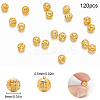 120Pcs Brass Filigree Beads KK-SC0005-16-2