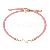 1Pc Adjustable Nylon Cord Slider Bracelets for Women BJEW-LP0001-32Z-03-1