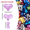 60Pcs UV Plating Opaque Acrylic Beads MACR-SP0001-66-2