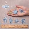 DIY Flower Drop Earring Making Kit DIY-SZ0008-53-2
