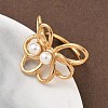 304 Stainless Steel with Acrylic Finger Rings RJEW-Z118-01G-5