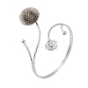 PincushionAlloy Arm Cuff Bangles for Girl Women LS-AJEW-A063-01B-P-4